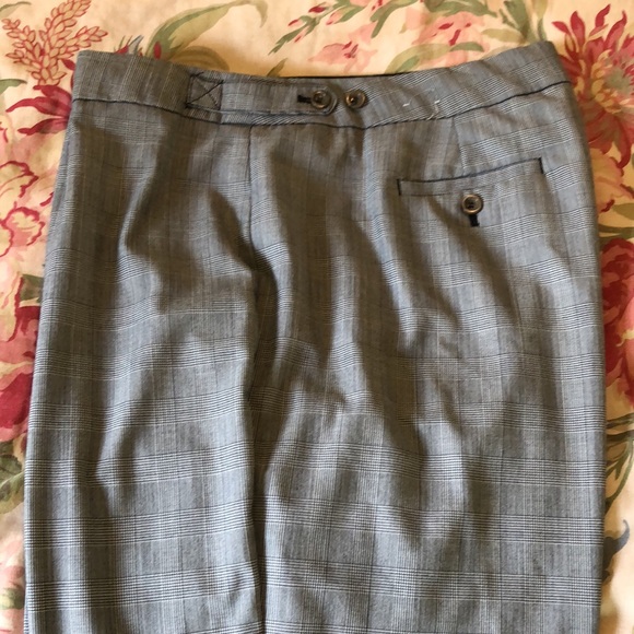 JONES NEW YORK Size 18W Glen Plaid Square FlatFront Wool Spandex Career $119NEW - Picture 7 of 16